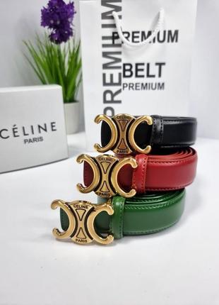 Ремень пояс женский кожаный в стиле спелый celine / ремень пояс женский кожаный в стиле celine