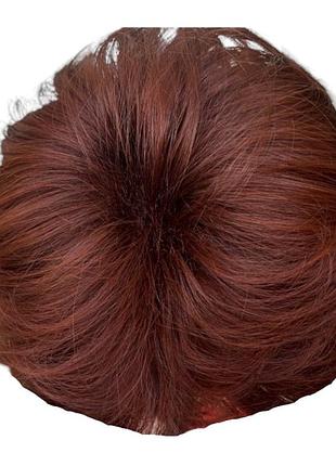 Парик красное дерево короткий короткая стрижка женский для женщин для ежедневной носки...