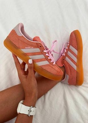 Premium! кроссовки adidas gazelle peach