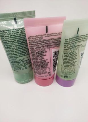 Набор для лица очищающий clinique liquid facial soap mild all about clean rinse-off foaming 7 day sc2 фото