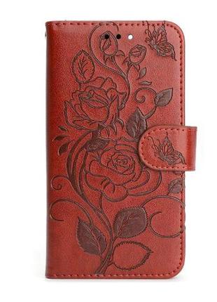 Чехол-книжка "роза"    для xiaomi  redmi note 8