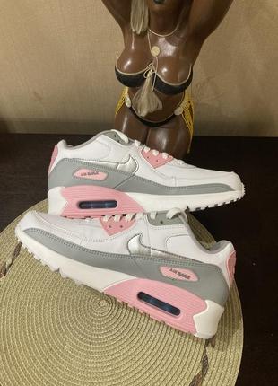 Nike air max 90 ltr (gs) ‘metallic silver pink’2 фото