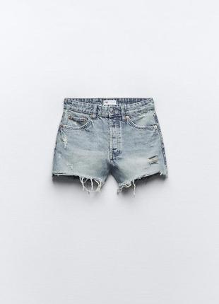Джинсовые шорты zara