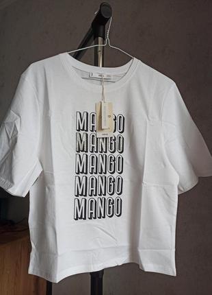 Футболка біла mango xs2 фото