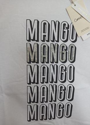 Футболка біла mango xs4 фото