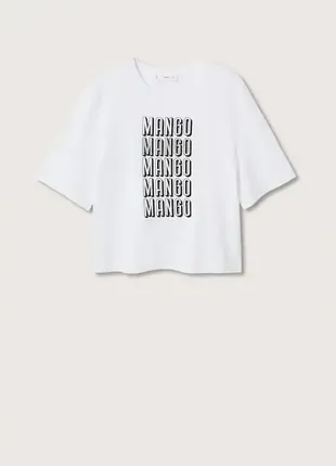 Футболка біла mango xs6 фото