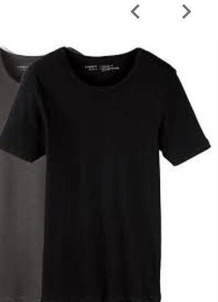 Чоловіча базова бавовняна чорна футболка від livergy, німеччина, розмір l