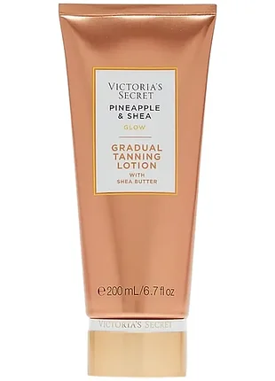 Лосьйон-автозасмага pink victoria’s secret pineapple & shea glow tanning lotion