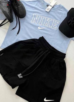 Костюм: шорты и футболка🌿nike2 фото