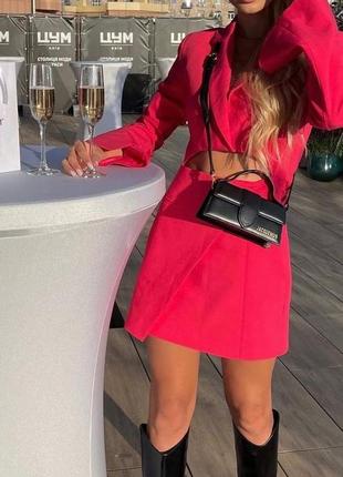 Сукня zara рожевого кольору