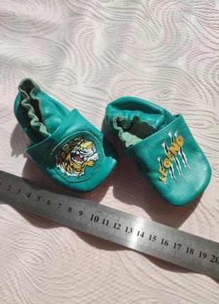 Пінетки з натуральної шкіри для новонароджених