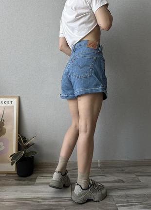 Шорты джинсовые джинсовые джинс короткие бермуды левайс levi's levis