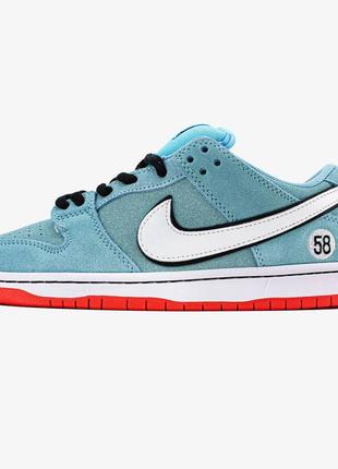 Мужские кроссовки nike sb dunk low gulf "blue orange10 фото