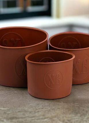 Набір силіконових форм 3в1 для випікання пасхи