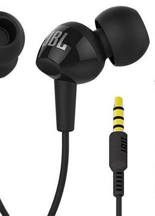 Навушники провідні jbl c100si чорні