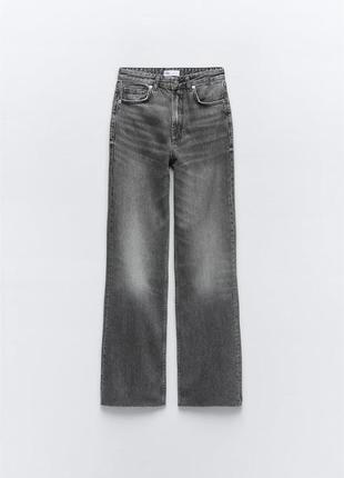 Трендовые серые джинсы zara2 фото