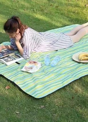 Коврик  водонепроницаемый складной для пикника 147х200 см, подстилка коврик для отдыха на природе складной
