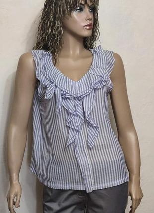 Blues max mara топ блуза полоска /8461/