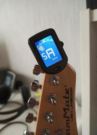 Тюнер для гітари укулеле ukulele tuner guitar музика скрипка бас гітара настроювання струн гра на гітарі