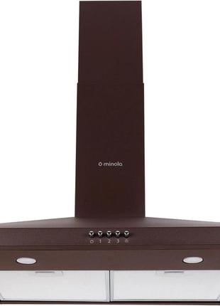 Витяжка minola hk 6212 br 700 led (купольна)