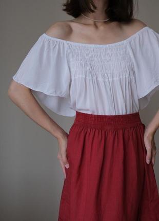 Невагома блуза з відкритими плечима masimo