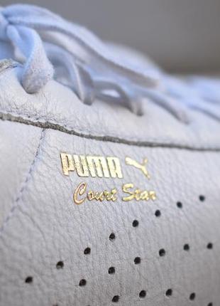 Кожаные кеды кроссовки кросовки мокасины сникеры puma court star р. 46 29,8 см3 фото