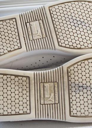 Кожаные кеды кроссовки кросовки мокасины сникеры puma court star р. 46 29,8 см8 фото