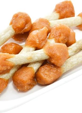 Ласощі для собак alfpet as25 курячі гантельки, 500 г (4820272770069)