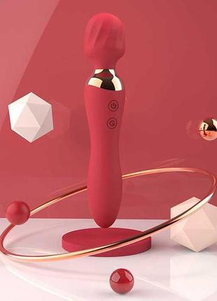 Двусторонний вибратор night stories usb - красный – вибраторы