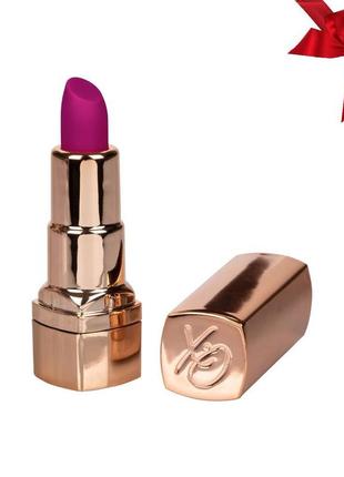 Вібратор-помада для клітора та ерогенних зон calexotic hide & play lipstick recharge