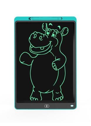 Планшет для рисования 8,5" одноцветный графический lcd планшет. цвет синий