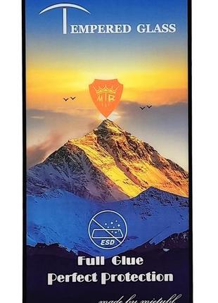 Защитное стекло mtb для  realme narzo 30a full glue полный клей black