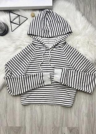 Укороченный топ(худи) с капюшоном h&m