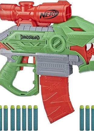 Моторизований бластер нерф багатозарядний діно рекс ремпейдж nerf motorized rex rampage blaster еко-упаковка