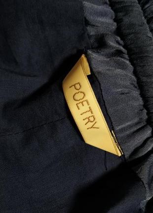 Poetry 100% шелк замечательная юбка макси /принт тайдай /стильный дизайн4 фото