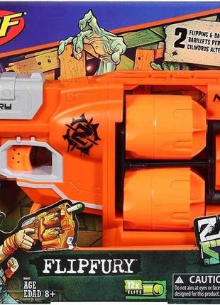 Бластер нерф зомбі страйк переворот nerf zombie strike flipfury
