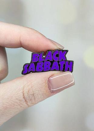 Металлический значок, пин "black sabbath" (знач0764)