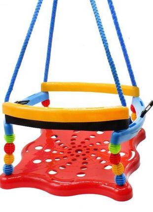 Качели 2 в 1 "галактика" (красные)