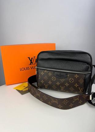 Мужская сумка мессенджер в стиле louis vuitton