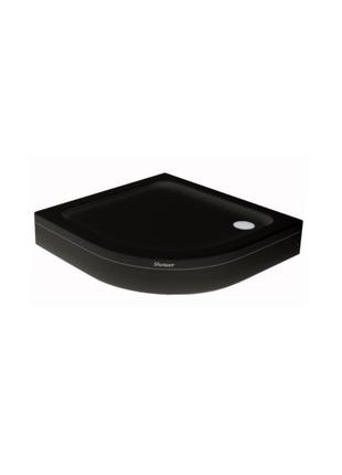 Душевой поддон lightwave sle (90x90) black