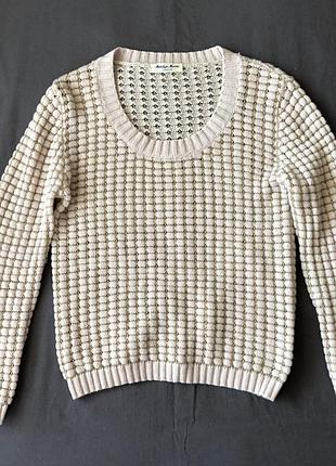 Кашемировый свитер сетка