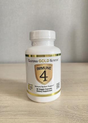 Immune 4, средство для укрепления иммунитета, cgn, 60 капсул