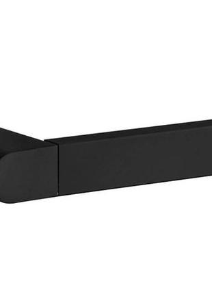 Держатель для туалетной бумаги mexen adox округлый металлический черный mex-7018233-70