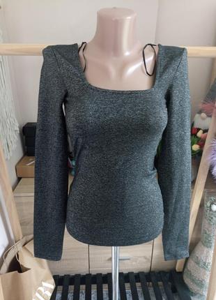 Бавовняна блуза з люрексом c&a