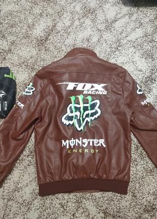 Куртка fox motocross monster кожа