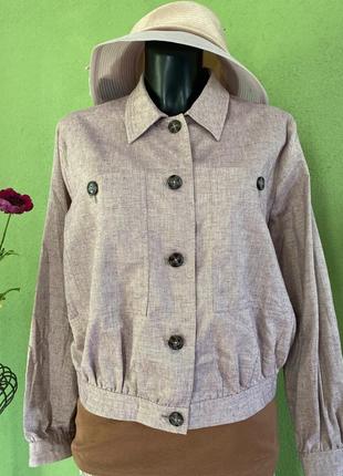 Бомбер льон/котон