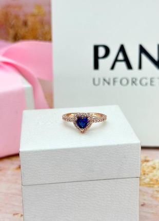 Серебряная кольца «щипыре чувства» в позолоте rose