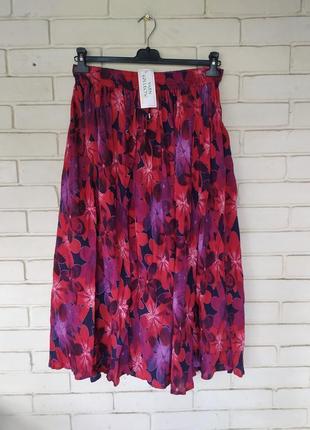 Длинная летняя юбка free size