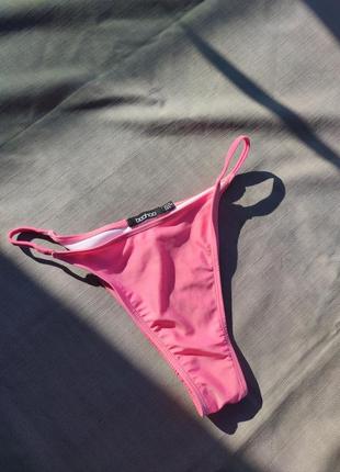 Бікіні трусики купальні рожеві