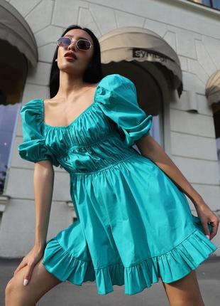 Платье "samanta" изумрудный